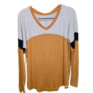 SO Cozy Tee V-neck warm Ginger